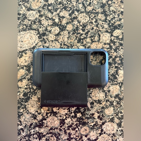 Spigen Slim Armor CS Designed for iPhone 11 Case - Black - Picture 2 of 4